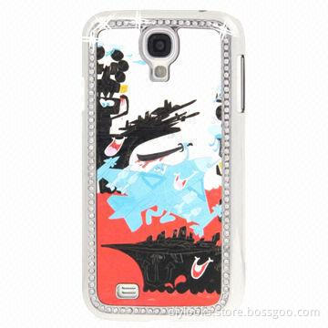 Art Pattern Diamond Plating Skinning Plastic Case for Samsung Galaxy S IV